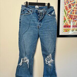 Abercrombie and Fitch Women's Jeans The Dad High Rise Jeans Size 8 Long